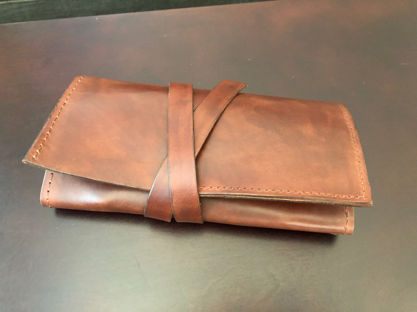 Leather Tool Roll | Leather Scissors Case | Barber Roll | Hairstylist Shears Case