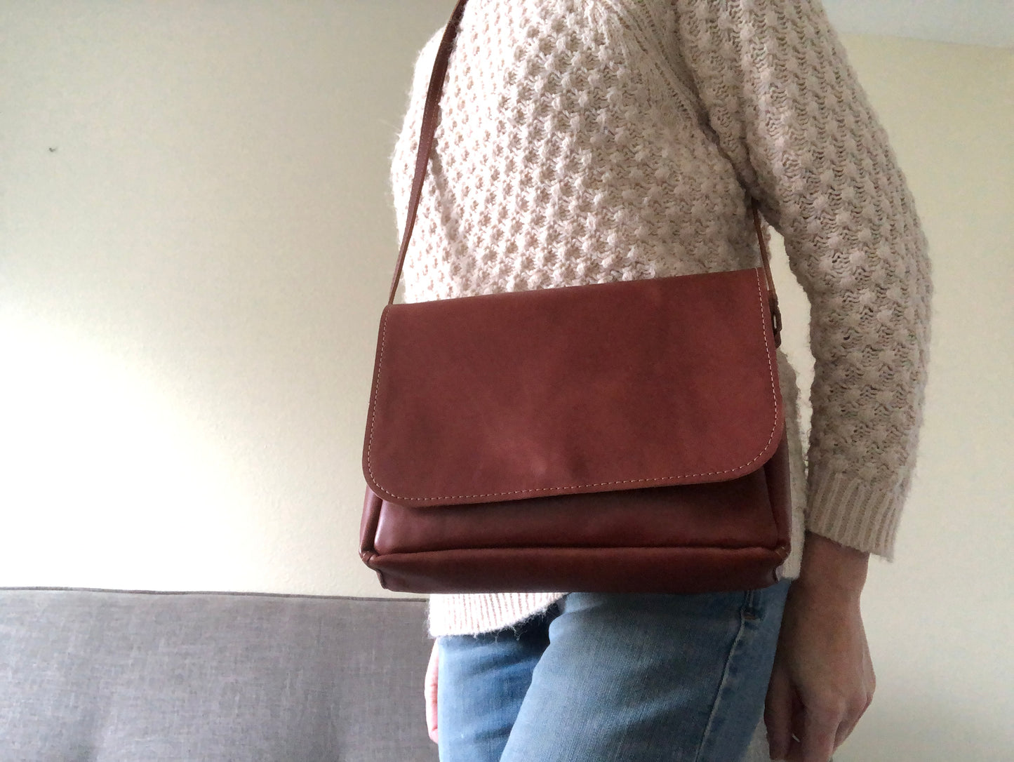 Handcrafted Leather Bag | Buttery Leather Crossbody Bag | Everyday Leather Purse