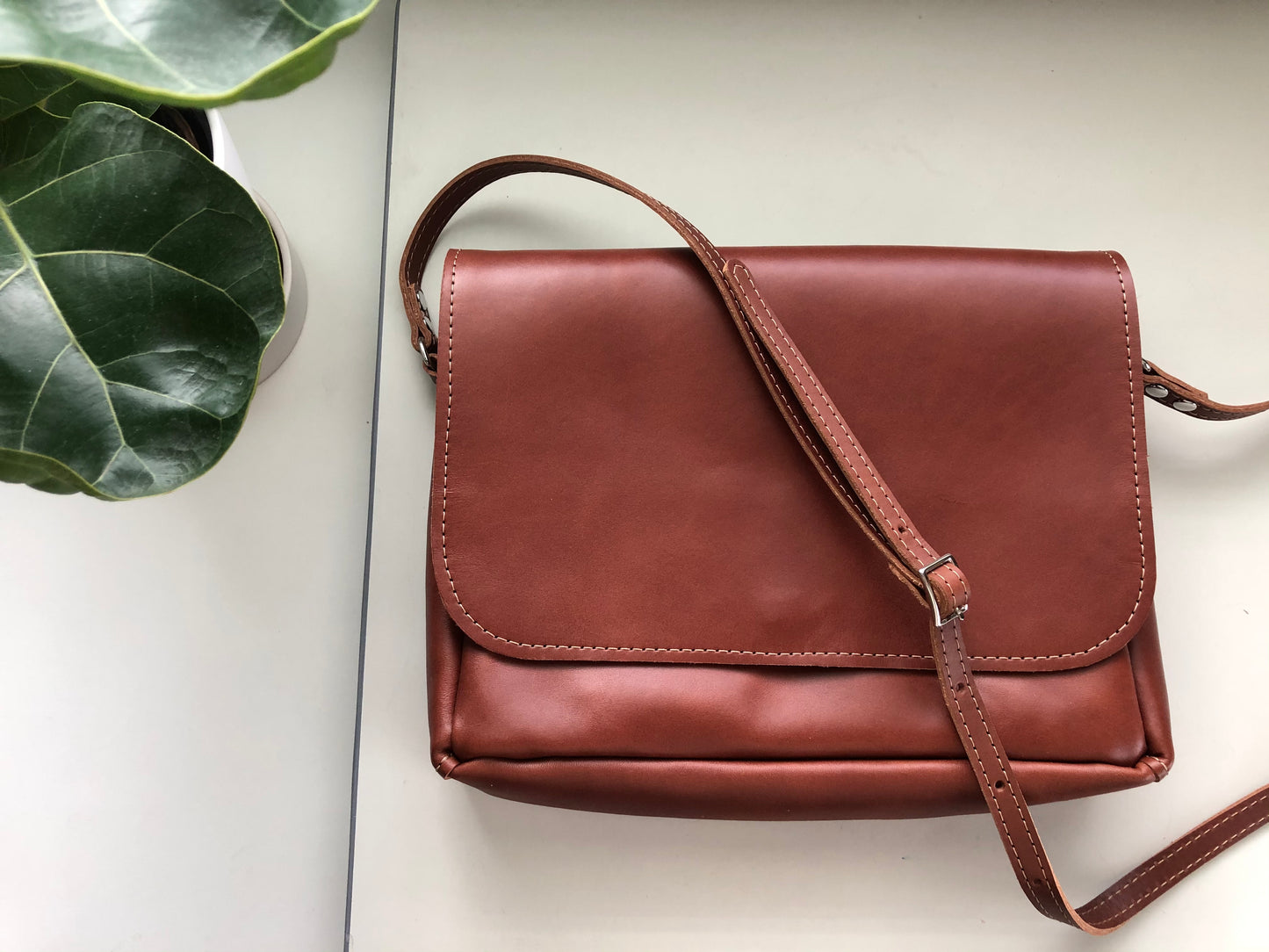 Handcrafted Leather Bag | Buttery Leather Crossbody Bag | Everyday Leather Purse