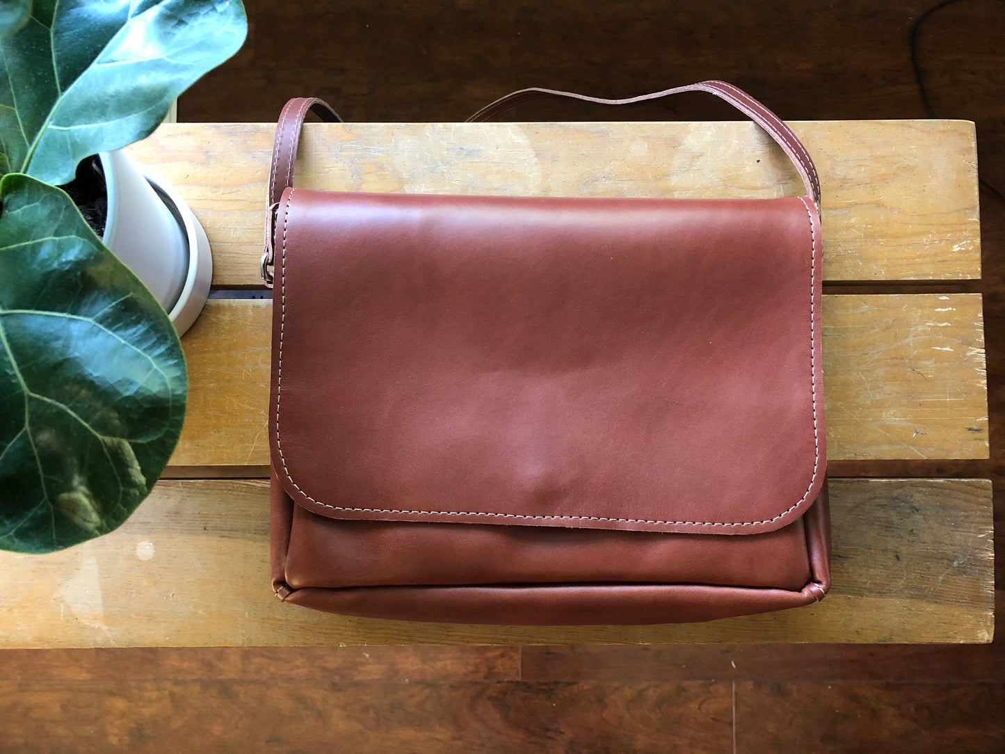 Handcrafted Leather Bag | Buttery Leather Crossbody Bag | Everyday Leather Purse